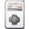 Image 1 : MEXICO, Mexico City, bust 2 reales, Charles III, 1783 FF, NGC Genuine (El Cazador Shipwreck Brown La