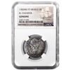 Image 1 : MEXICO, Mexico City, bust 2 reales, Charles III, 1783 FF, NGC Genuine (El Cazador Shipwreck Brown La