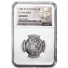 Image 1 : MEXICO, Mexico City, bust 2 reales, Charles III, 1783 (FF), NGC Genuine (El Cazador Shipwreck Brown 