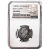 Image 1 : MEXICO, Mexico City, bust 2 reales, Charles III, 1783 (FF), NGC Genuine (El Cazador Shipwreck Brown 