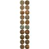 Image 1 : INDIA (British), Madras Presidency, lot of ten copper X cash, 1803.