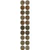Image 1 : INDIA (British), Madras Presidency, lot of ten copper X cash, 1803.