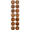 Image 1 : INDIA (British), Madras Presidency, copper lot of seven X cash, 1808.