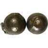 Image 1 : Lot of two lead musketballs, ex-Atocha (1622).