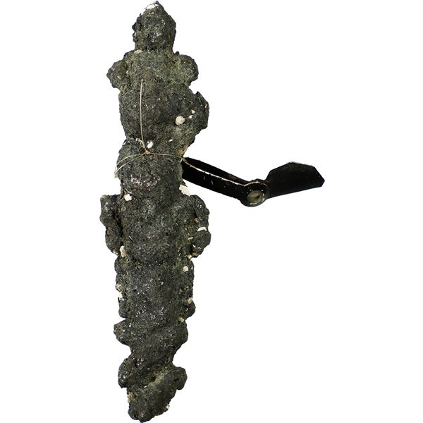 Silver handle (encrusted), ex-1715 Fleet, ex-Morse.