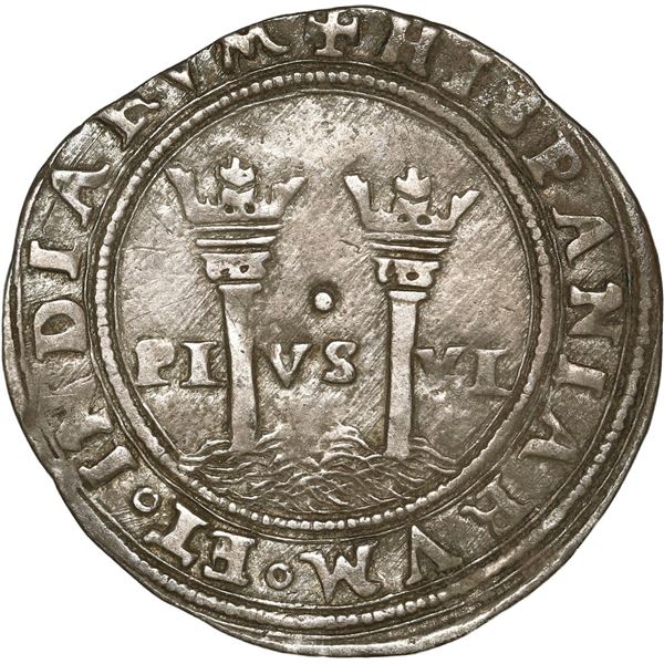MEXICO, Mexico City, 1 real, Charles-Joanna, "Late Series," assayer L to right, mintmark M to left (