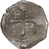 Image 2 : MEXICO, Mexico City, cob 4 reales, 1611/0 F, rare.