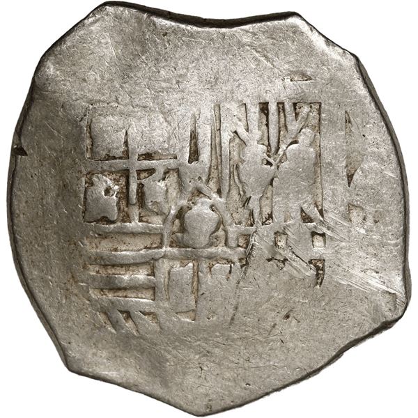 MEXICO, Mexico City, cob 4 reales, Philip IV, assayer not visible (P).