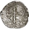 Image 2 : MEXICO, Mexico City, cob 1 real, Philip II, assayer O to right, mintmark oM to left (oM-O).