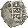 Image 2 : PERU, Lima, cob 1 real, 1684 V.