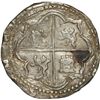 Image 2 : BOLIVIA, Potosí, cob 8 reales, Philip II, assayer B (3rd period).