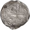 Image 2 : BOLIVIA, Potosí, cob 4 reales, Philip III, assayer R (curved leg).