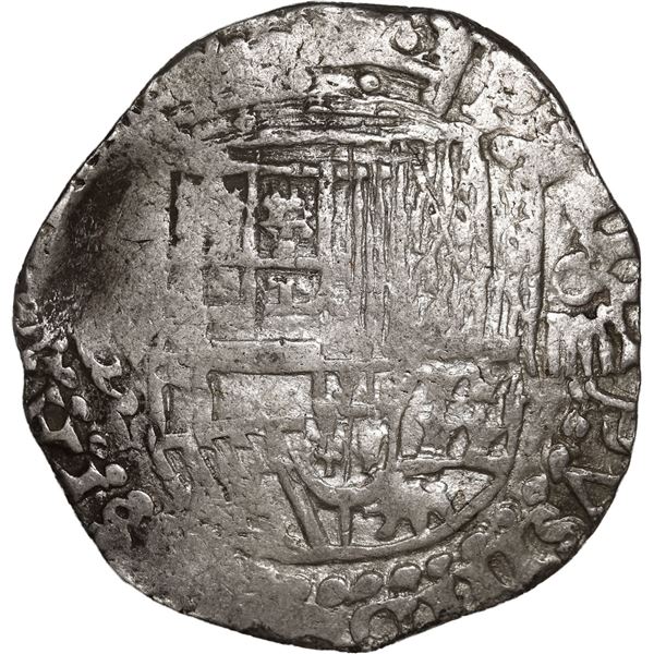 BOLIVIA, Potosí, cob 4 reales, Philip III, assayer Q.