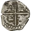 Image 2 : BOLIVIA, Potosí, cob 4 reales, Philip IV, assayer not visible (1620s), quadrants of cross transposed