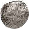 Image 1 : BOLIVIA, Potosí, cob 2 reales, Philip II, assayer B (3rd period), ICG VF20.