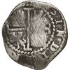 Image 2 : BOLIVIA, Potosí, cob ½ real, Philip II, assayer R (Rincón) to left, mintmark P to right.