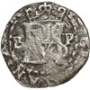 Image 1 : BOLIVIA, Potosí, cob ½ real, Philip II, assayer B (3rd period) to left, mintmark P to right, ex-Tras