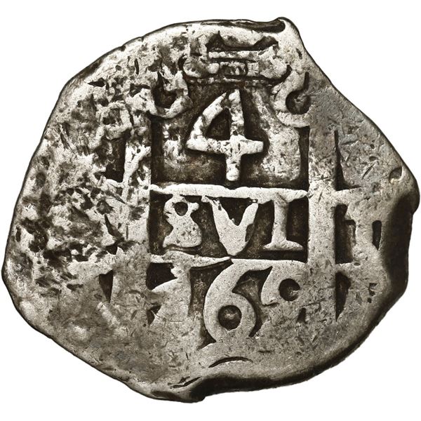 BOLIVIA, Potosí, cob 4 reales, 1762 (V-Y).