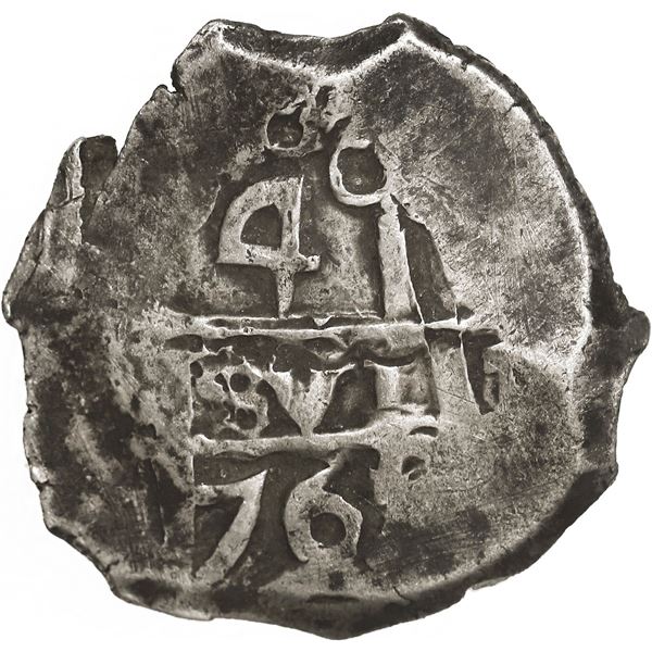 BOLIVIA, Potosí, cob 4 reales, 1762 V-(Y).