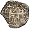 Image 1 : BOLIVIA, Potosí, cob 2 reales, 1739 M.