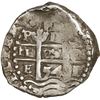 Image 1 : BOLIVIA, Potosí, cob 1 real, 1654 E, PH at top.