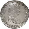 Image 1 : BOLIVIA, Potosí, bust 8 reales, Ferdinand VII, 1823 PJ.