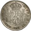 Image 2 : CHILE, Santiago, bust 8 reales, Ferdinand VII transitional ("admiral bust"), 1810 FJ.