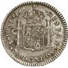 Image 2 : CHILE, Santiago, bust 1 real, Ferdinand VII transitional (bust of Charles IV), 1810 FJ.