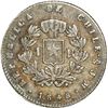 Image 1 : CHILE, Santiago, 1 real, 1848 JM.