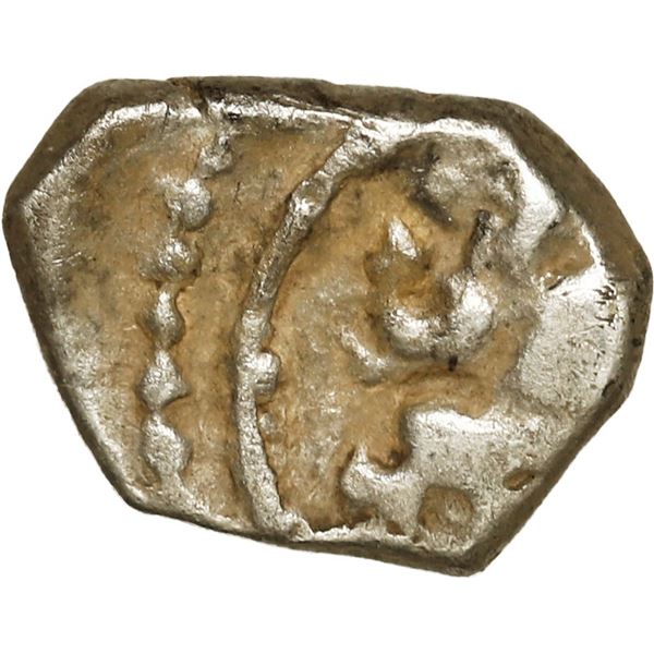 COLOMBIA, Bogotá, cob ¼ real, Charles II posthumous, style of assayer Arce (ca. 1701).