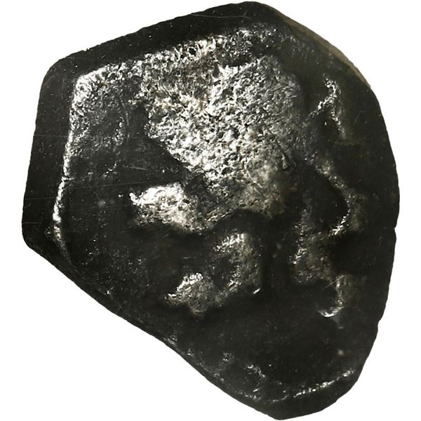 COLOMBIA, Bogotá, cob ¼ real, Charles II posthumous, style of assayer Arce (ca. 1702-14), NGC F deta