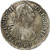 Image 1 : COLOMBIA, Popayán, bust 2 reales, Ferdinand VII (bust of Charles IV), 1810 JF, NGC VF 30.