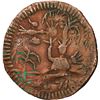 Image 1 : COLOMBIA, Cartagena, copper provisional ½ real, 1812, PCGS XF details / damage, ex-Eldorado.