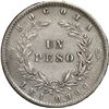 Image 2 : COLOMBIA, Bogotá, 1 peso, 1857.