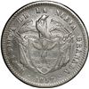 Image 1 : COLOMBIA, Bogotá, 1 peso, 1857, re-punched 7 in date.