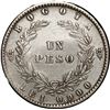Image 2 : COLOMBIA, Bogotá, 1 peso, 1860.