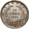 Image 2 : COLOMBIA, Bogotá, 1 peso, 1865.