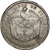 Image 1 : COLOMBIA, Bogotá, 1 peso, 1866.