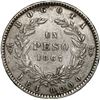 Image 2 : COLOMBIA, Bogotá, 1 peso, 1867.