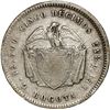 Image 2 : COLOMBIA, Bogotá, 5 décimos, 1871.
