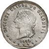 Image 1 : COLOMBIA, Medellín, 5 décimos, 1873, classic effigy.