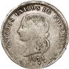 Image 1 : COLOMBIA, Medellín, 5 décimos, 1873, classic effigy, dot in D of ESTADOS.