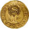 Image 2 : COSTA RICA, San José, gold ½ escudo, "lion" double countermark (Type VI, 1849-57) on a Costa Rica (C