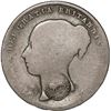 Image 1 : COSTA RICA, San José, 2 reales, "lion" countermark (Type VI, 1849-57) on a Great Britain shilling of