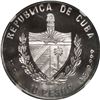 Image 2 : CUBA, Havana mint, proof 10 pesos, 2001, FIFA World Cup - Player and Stadium, NGC PF 68 Cameo, ex-Ru