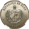 Image 2 : CUBA, Havana mint, copper-nickel 1 peso, 1989, Barcelona Olympics - Boxing, NGC MS 66, ex-Rudman.