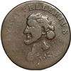 Image 1 : DOMINICAN REPUBLIC, French administration, copper halfpenny token, no date (1795-1808), TVRCVPELLERI