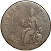 Image 2 : DOMINICAN REPUBLIC, French administration, copper halfpenny token, no date (1795-1808), TVRCVPELLERI