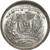 Image 2 : DOMINICAN REPUBLIC, struck at the Philadelphia Mint, 25 centavos, 1937, NGC MS 66, "top pop."