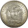 Image 2 : ECUADOR, struck at the Mexico City Mint, 5 sucres, 1943, NGC MS 65 (Eric P. Newman Collection Label)